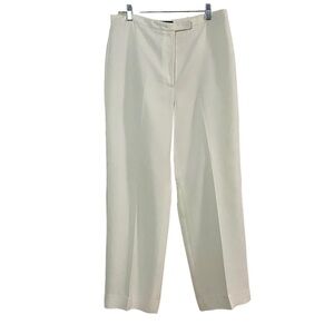 Preston & York Pearl Ivory Classic Dress Pants Slacks 8 Full Length Mid-Rise